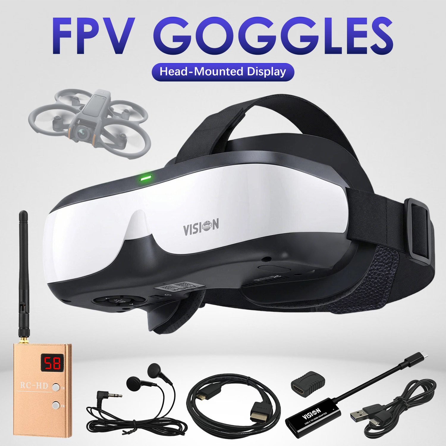 Kit Occhiali FPV con Display M - Skyzone Sky04O Pro Fpv Goggles recensione e prezzo